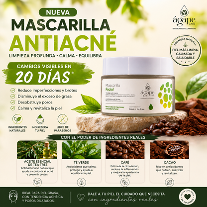 Mascarilla antiacné y seborreguladora